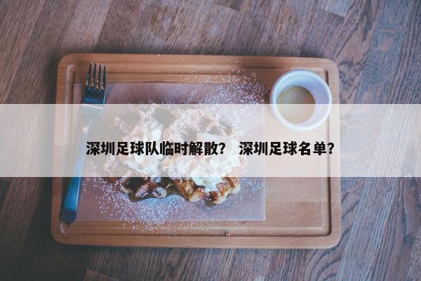 深圳足球队临时解散？ 深圳足球名单？