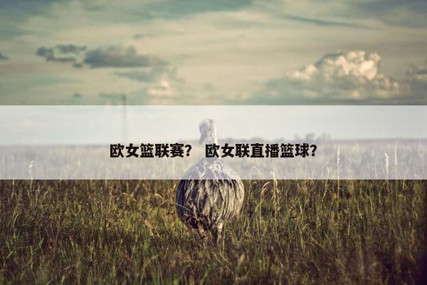 欧女篮联赛？ 欧女联直播篮球？