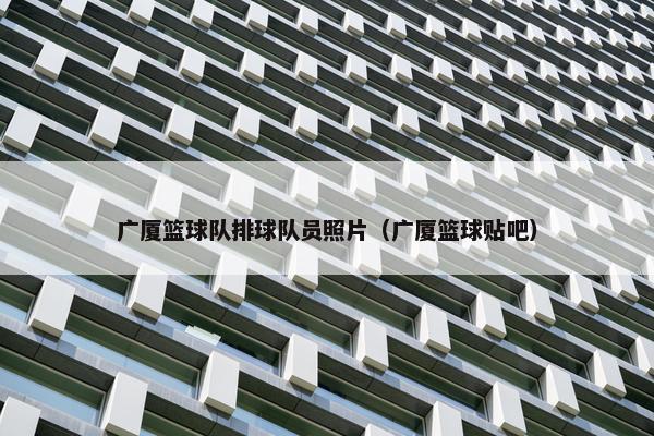 广厦篮球队排球队员照片（广厦篮球贴吧）