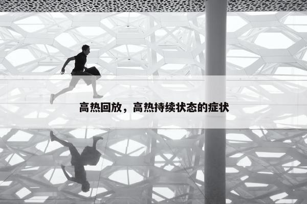高热回放，高热持续状态的症状