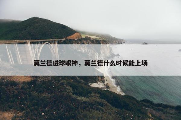 莫兰德进球眼神，莫兰德什么时候能上场