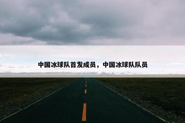 中国冰球队首发成员，中国冰球队队员