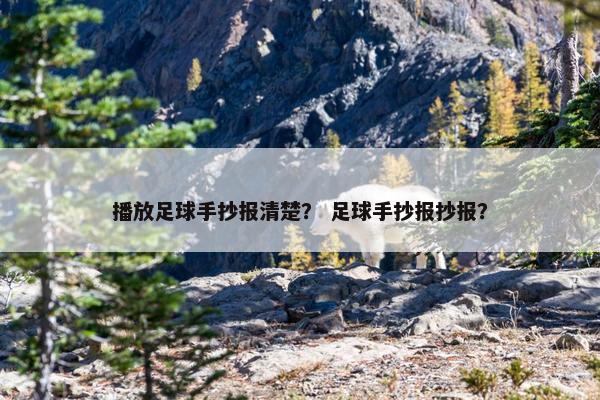 播放足球手抄报清楚？ 足球手抄报抄报？