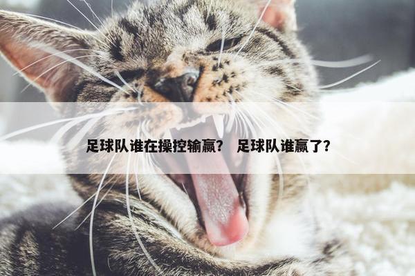 足球队谁在操控输赢？ 足球队谁赢了？