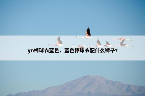 yn棒球衣蓝色，蓝色棒球衣配什么裤子?