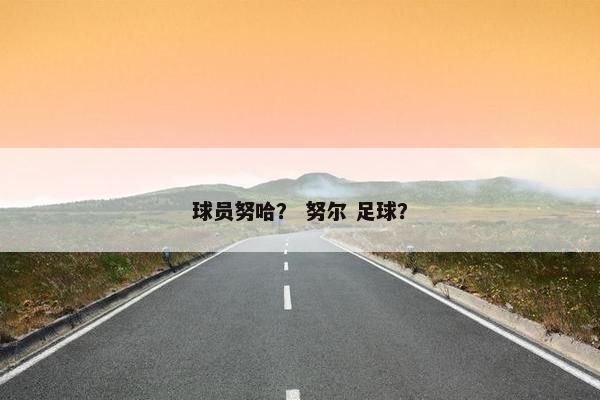 球员努哈？ 努尔 足球？