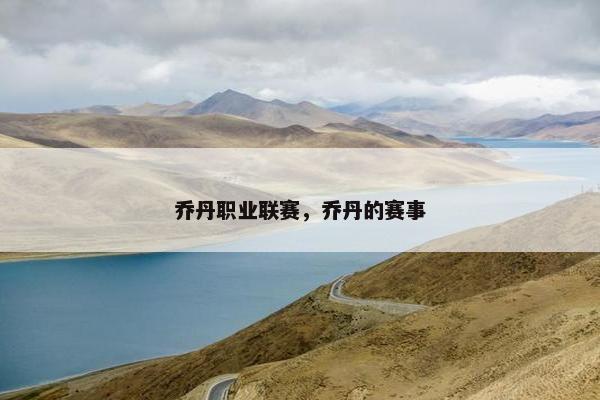 乔丹职业联赛，乔丹的赛事