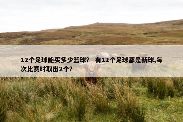 12个足球能买多少篮球？ 有12个足球都是新球,每次比赛时取出2个？