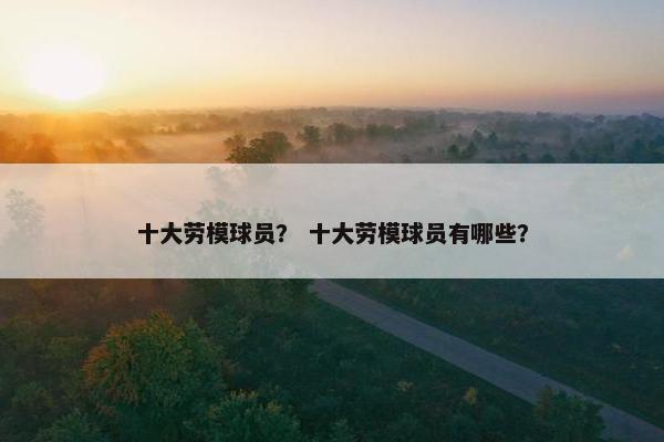 十大劳模球员？ 十大劳模球员有哪些？