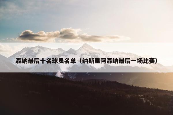 森纳最后十名球员名单(纳斯里阿森纳最后一场比赛) 森纳最后十名球员名单(纳斯里阿森纳最后一场比赛)