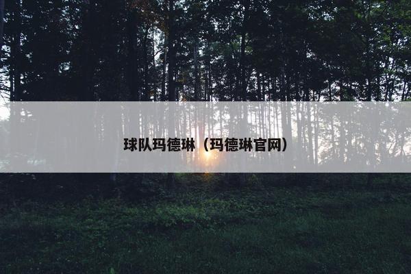 球队玛德琳（玛德琳官网）