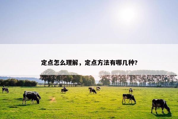 定点怎么理解，定点方法有哪几种?