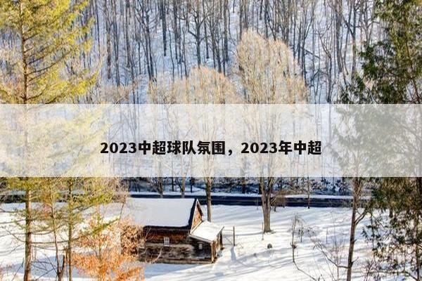2023中超球队氛围,2023年中超 2023中超球队氛围,2023年中超