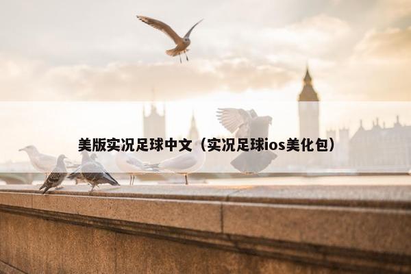 美版实况足球中文(实况足球ios美化包) 美版实况足球中文(实况足球ios美化包)