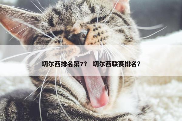 切尔西排名第7？ 切尔西联赛排名？