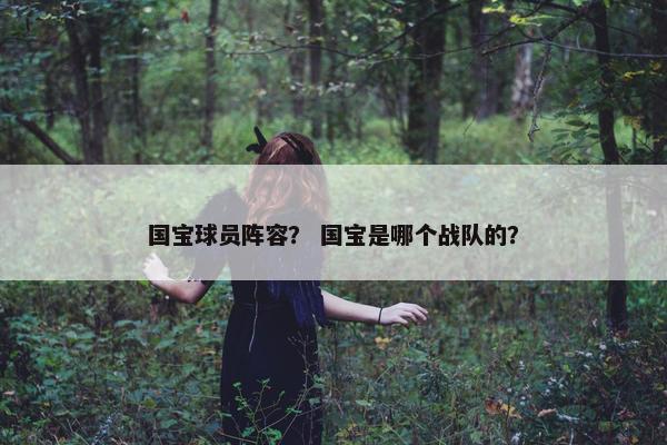 国宝球员阵容? 国宝是哪个战队的? 国宝球员阵容? 国宝是哪个战队的?