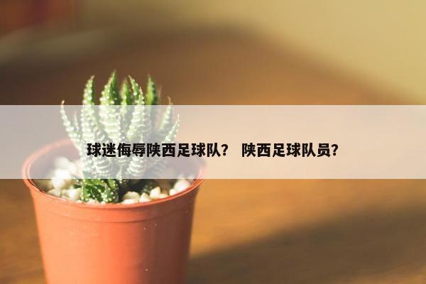 球迷侮辱陕西足球队？ 陕西足球队员？