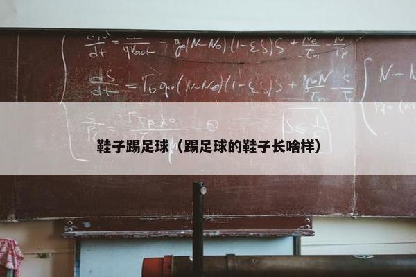 鞋子踢足球（踢足球的鞋子长啥样）