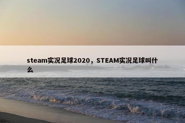 steam实况足球2020，STEAM实况足球叫什么
