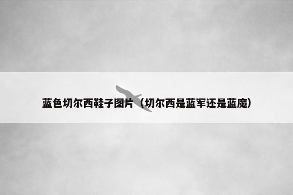 蓝色切尔西鞋子图片(切尔西是蓝军还是蓝魔) 蓝色切尔西鞋子图片(切尔西是蓝军还是蓝魔)