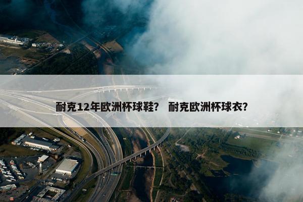 耐克12年欧洲杯球鞋？ 耐克欧洲杯球衣？