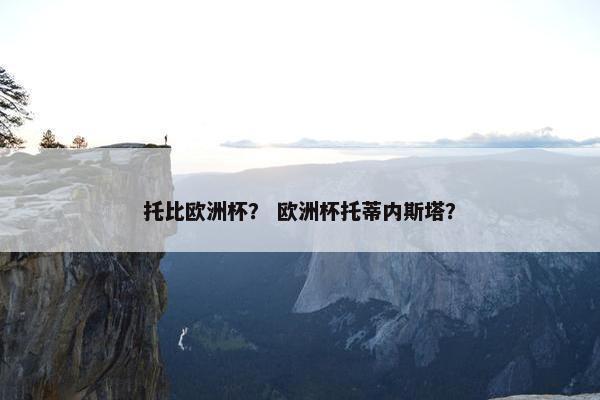 托比欧洲杯？ 欧洲杯托蒂内斯塔？