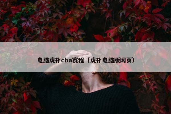 电脑虎扑cba赛程（虎扑电脑版网页）