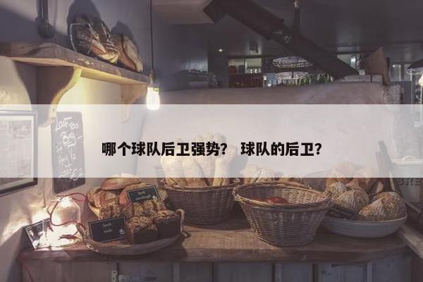 哪个球队后卫强势？ 球队的后卫？