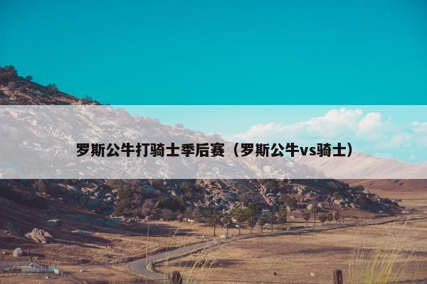 罗斯公牛打骑士季后赛（罗斯公牛vs骑士）