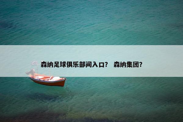 森纳足球俱乐部间入口？ 森纳集团？
